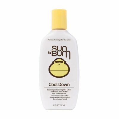 Sun Bum Cool Down Aloe Vera Lotion | Vegan After Sun Care with Cocoa Butter to Soothe and Hydrate Sunburn Pain Relief | 8 oz
